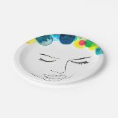 ファンキーサイケデリック泡毛 ペーパープレート (アングル)