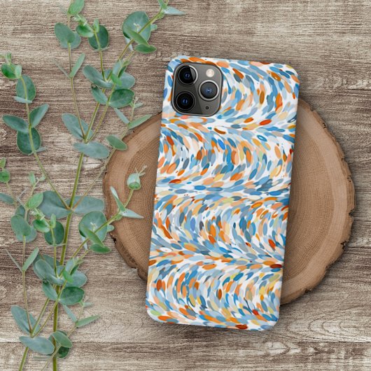 ファンキーサマーカラーのペイントスプラッターアートパターン Case-Mate iPhoneケース