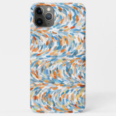 ファンキーサマーカラーのペイントスプラッターアートパターン Case-Mate iPhoneケース (裏面)