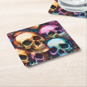 ファンキースカル スクエアペーパーコースター (アングル)