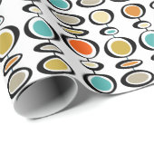 ファンキーズつるサークルレトロ ラッピングペーパー (ロールコーナー)