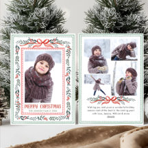 ファンキーセージグリーンのクリスマスリボン 5枚の写真