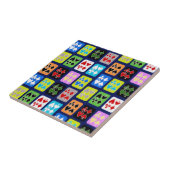 ファンキートランプトランプのポーカーソリティアスペード タイル (側面)