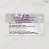 ファンキートレンディーレトロカラフルラッシュロ気にゴ 名刺 (裏面)