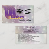 ファンキートレンディーレトロカラフルラッシュロ気にゴ 名刺 (正面/裏面)