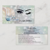 ファンキートレンディーレトロカラフルラッシュロ気にゴ 名刺 (正面/裏面)