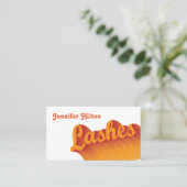 ファンキートレンディーレトロカラフルラッシュロ気にゴ 名刺 (スタンド正面)