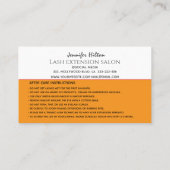 ファンキートレンディーレトロカラフルラッシュロ気にゴ 名刺 (裏面)