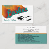 ファンキートレンディーレトロカラフルラッシュロ気にゴ 名刺 (正面/裏面)