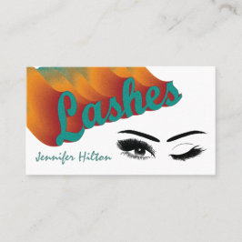 ファンキートレンディーレトロカラフルラッシュロ気にゴ 名刺