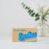 ファンキートレンディーレトロカラフルラッシュロ気にゴ 名刺 (スタンド正面)