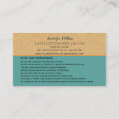 ファンキートレンディーレトロカラフルラッシュロ気にゴ 名刺 (裏面)