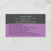 ファンキートレンディーレトロカラフルラッシュロ気にゴ 名刺 (裏面)