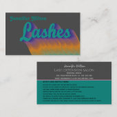 ファンキートレンディーレトロカラフルラッシュロ気にゴ 名刺 (正面/裏面)