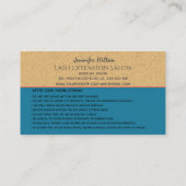 ファンキートレンディーレトロカラフルラッシュロ気にゴ 名刺 (裏面)