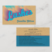 ファンキートレンディーレトロカラフルラッシュロ気にゴ 名刺 (正面/裏面)