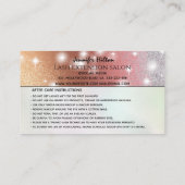 ファンキートレンディーレトロカラフルラッシュロ気にゴ 名刺 (裏面)