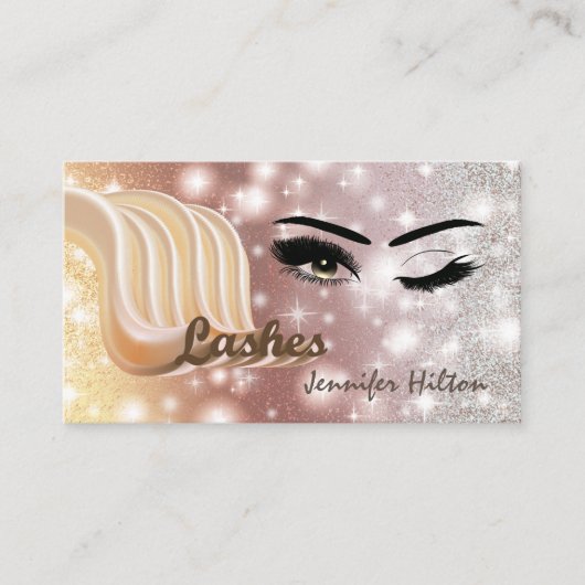 ファンキートレンディーレトロカラフルラッシュロ気にゴ 名刺 (正面)