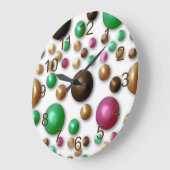 ファンキートレンディーレトロ抽象芸術パターン ラージ壁時計 (傾斜)