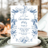 ファンキーハンドドローお洒落ド・クリスマス・ホリデー・パーティー 招待状