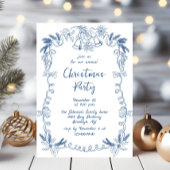 ファンキーハンドドローお洒落ド・クリスマス・ホリデー・パーティー 招待状