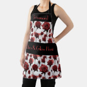 ファンキーバラフローリストのエプロン。編集可能 エプロン (インサイチュ)