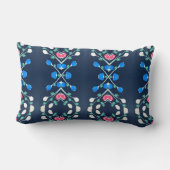 ファンキーパターン(の模様が)ある枕 ランバークッション (裏面)