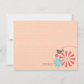 ファンキーフローラ招待状 招待状 (裏面)