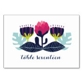 ファンキーフローラ結婚のテーブルカード テーブルナンバー (裏面)