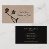 ファンキーフローラ開花名刺、ラテ 名刺 (正面/裏面)