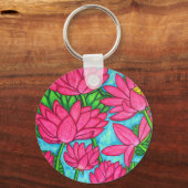 ファンキーフローラ- Lotus Key Chain キーホルダー (正面)