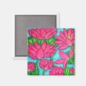 ファンキーフローラ- Lotus Magnet マグネット (正面/裏面)