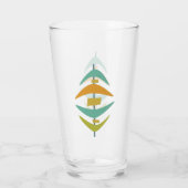 ファンキーブーメラン中世紀モダン タンブラーグラス (裏面)