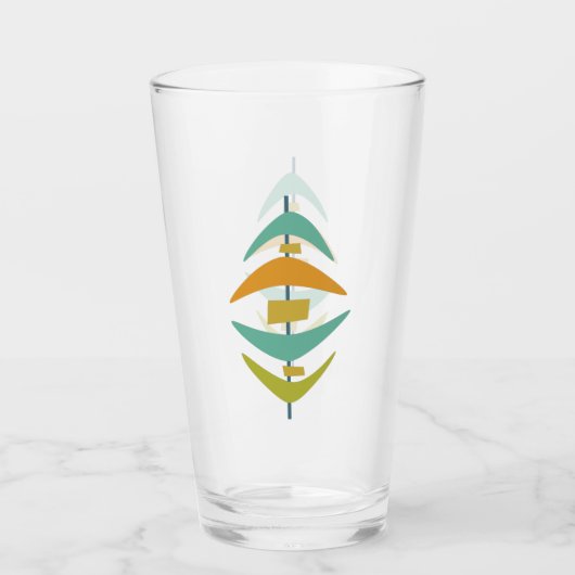 ファンキーブーメラン中世紀モダン タンブラーグラス (正面)