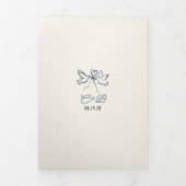 ファンキーモダンお洒落ドレ結婚スの写真 三つ折り招待状 (カバー)