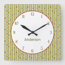 ファンキーレトロオリーブカスタムビーズ色パターン