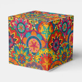 ファンキーレトロカラフルマンダラパターン フェイバーボックス (裏面サイド)