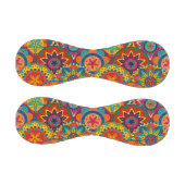 ファンキーレトロカラフルマンダラパターン 野球ボール (パネル)