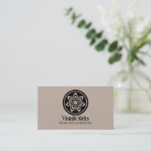 ファンキーレトロ開花名刺、ラテ 名刺 (スタンド正面)