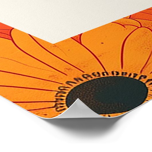 ファンキーレトロ50周年記念結婚ウェルカムサイン ポスター (角)