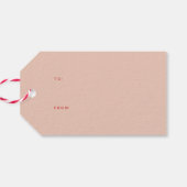 ファンキーレトロ70sホリーすてきクリスマス ギフトタグ (裏面横)