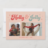 ファンキーレトロ70sメリークリスマスフォト シーズンカード (正面)