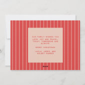 ファンキーレトロ70sメリークリスマスフォト シーズンカード (裏面)