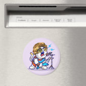 ファンキーロックスターキャックールト – Music Lover子猫 マグネット (インサイチュ (食洗機))