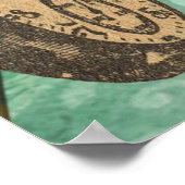 ファンキーヴィンテージストロングマン40歳の誕生日 ポスター (角)