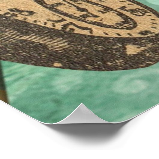 ファンキーヴィンテージストロングマン40歳の誕生日 ポスター (角)