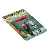 ファンキーヴィンテージストロングマン40歳の誕生日 マグネット (右側)