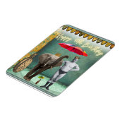 ファンキーヴィンテージストロングマン40歳の誕生日 マグネット (左側)