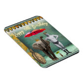 ファンキーヴィンテージストロングマン50誕生日 マグネット (右側)