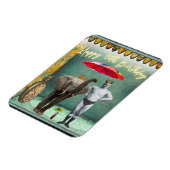 ファンキーヴィンテージストロングマン50誕生日 マグネット (左側)